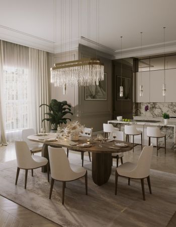  Modern Dining Room in Milan by Ashley Gadeova  Inspirations Caffe Latte Home