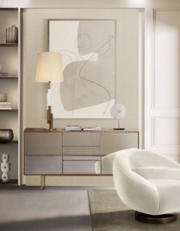  A LIVING AREA IN CREAM TONES WITH OUR KAFE SIDEBOARD  Inspirations Caffe Latte Home