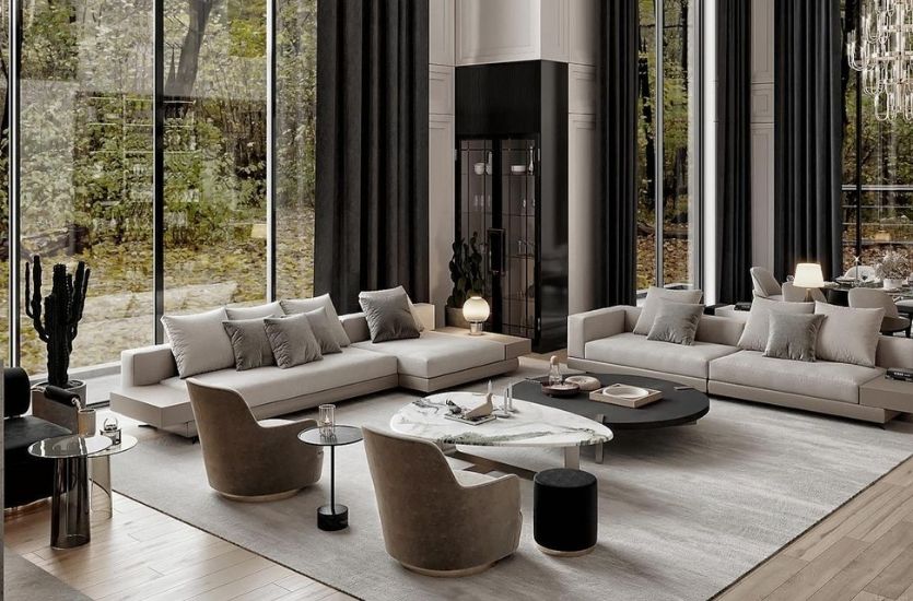 Luxury apartment store furniture
