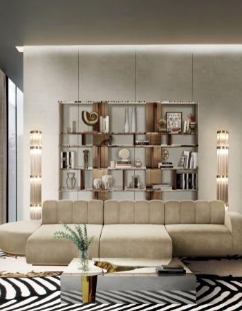  A LUXURY MODERN LIVING ROOM DESIGN WITH OUR CASSIA MODULAR SOFA  Inspirations Caffe Latte Home