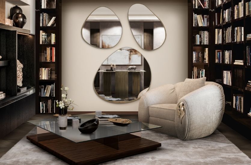 Modern living sales room table