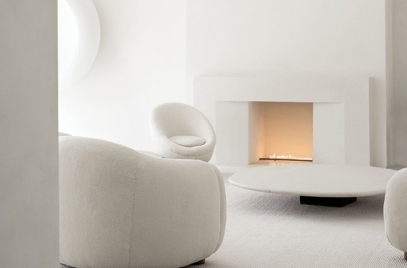 A MINIMAL LIVING ROOM FULL OF LIGHT AND PURITY Inspirations Caffe Latte Home