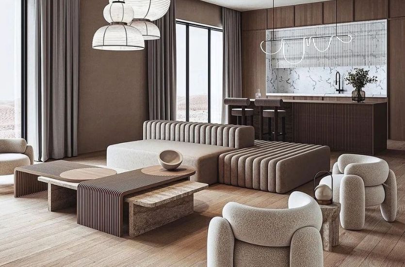 Neo Classic Living Area Inspirations Caffe Latte Home