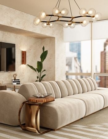  A NEUTRAL MODERN LIVING ROOM  Inspirations Caffe Latte Home