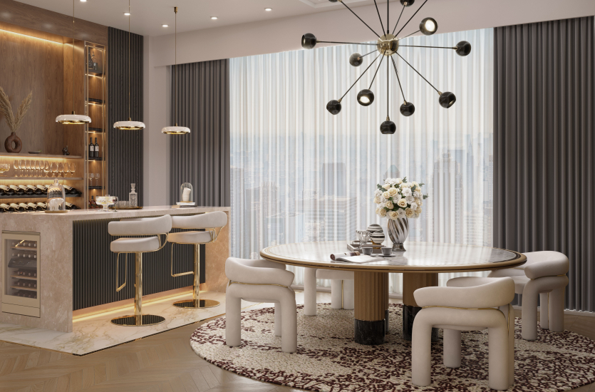 Boost Your Home Inspiration With This Contemporary Dining Room Inspirations Caffe Latte Home