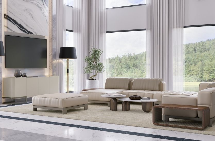 Contemporary Modern Living Room by CGIFURNITURE Inspirations Caffe Latte Home