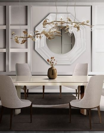  CONTEMPORARY LUXURY DINING ROOM WITH NEUTRAL HUES  Inspirations Caffe Latte Home