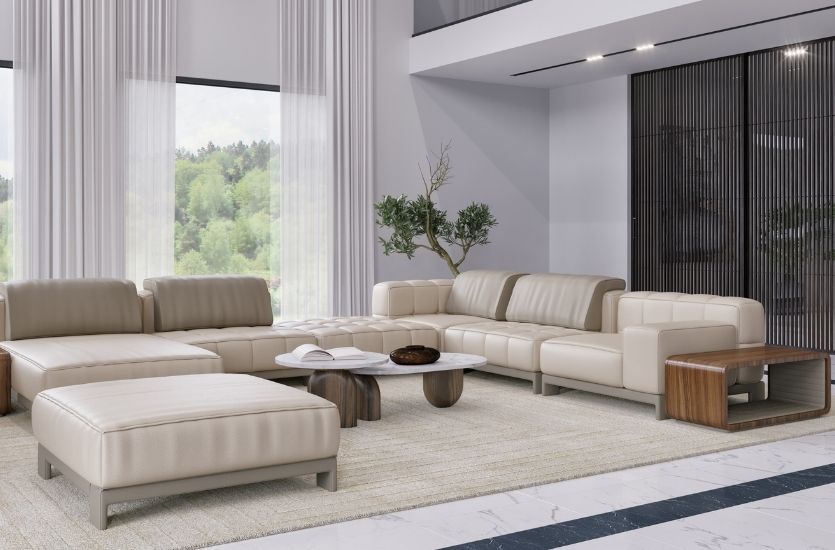 Contemporary Modern Living Room by CGIFURNITURE Inspirations Caffe Latte Home