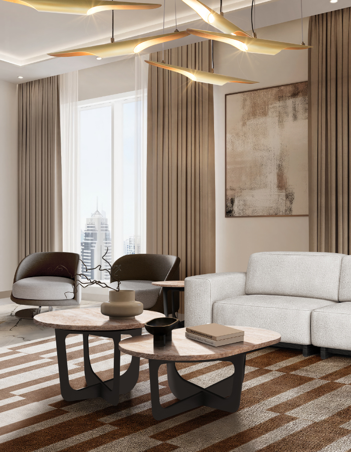  Contemporary Neutral Living Rooms with a View for the City  Inspirations Caffe Latte Home