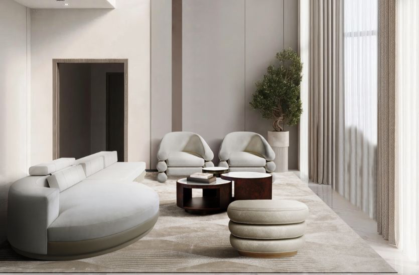 Creating Harmony: The Allure of a Neutral Living Room in Dubai Inspirations Caffe Latte Home