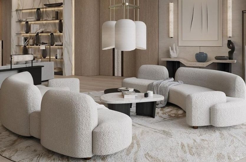 Elegance in Simplicity: Exploring a Neutral Living Room By Rymar Studio ...