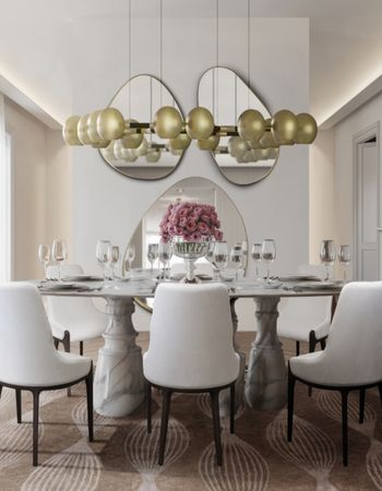  ELEGANT DINING ROOM IN SOPHISTICATED NEUTRAL TONES  Inspirations Caffe Latte Home
