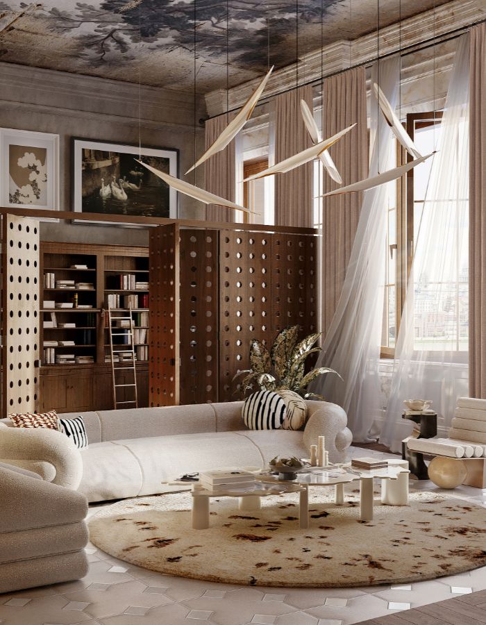  Elegant Home Library by Fareed Shafiyev  Inspirations Caffe Latte Home