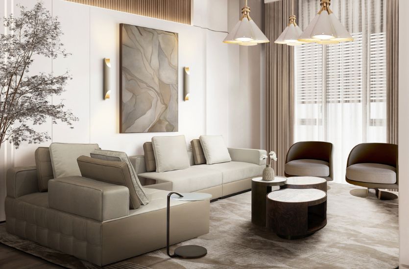EMBRACING SERENITY: THE TIMELESS APPEAL OF A LIVING ROOM Inspirations Caffe Latte Home