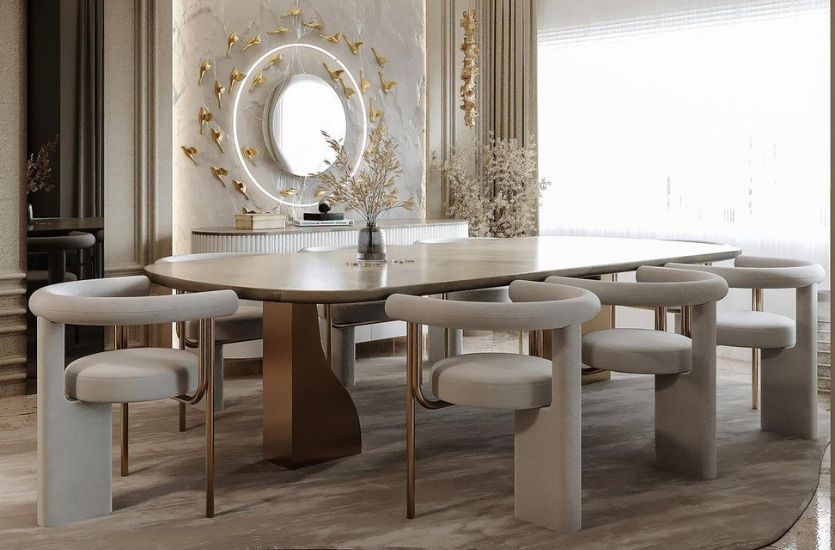 Exquisite Elegance: Designing a Contemporary Modern Luxury Dining Room ...