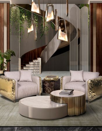  Golden Glamour: The Entry Area of Your Dreams To A Luxury Apartment  Inspirations Caffe Latte Home