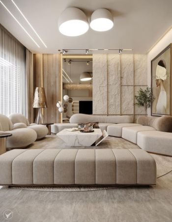  Harmony in Hues: Exploring the Beauty of Neutral-Toned Living Rooms by Mohamed Elhussieni  Inspirations Caffe Latte Home