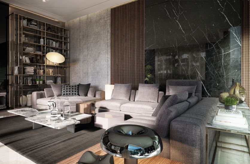 LIVING ROOM IN NEUTRAL TONES WITH A CONTEMPORARY LANGUAGE Inspirations Caffe Latte Home