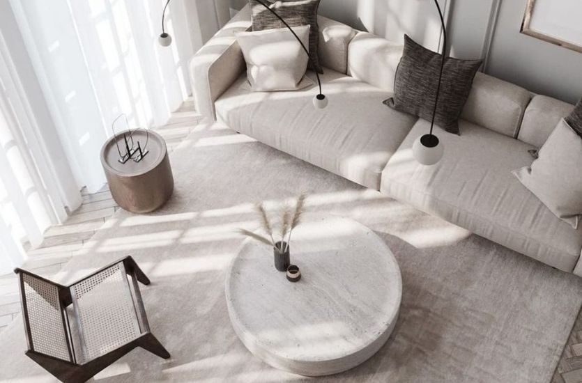 LIVING ROOM IN NEUTRAL TONES WITH MINIMAL LANGUAGE Inspirations Caffe Latte Home