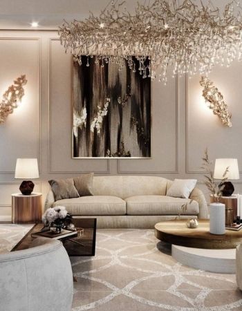  LIVING ROOM - LUXURIOUS ENVIRONMENT IN NEUTRAL TONES  Inspirations Caffe Latte Home