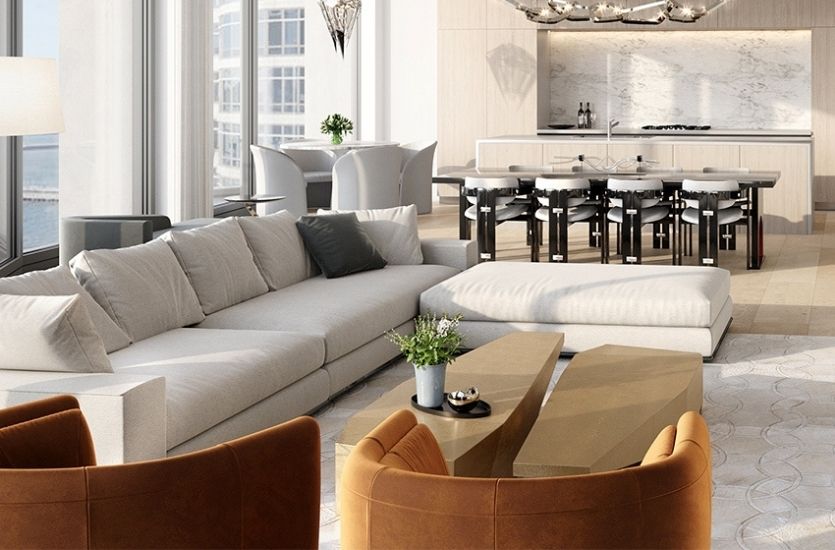 CONTEMPORARY MODERN LIVING AREA IN NEUTRAL TONES Inspirations Caffe Latte Home