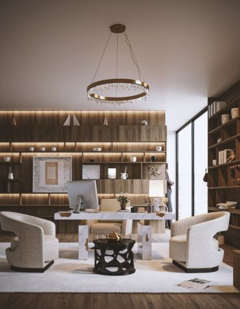  Luxurious Neutral Office: A Haven of Elegance  Inspirations Caffe Latte Home