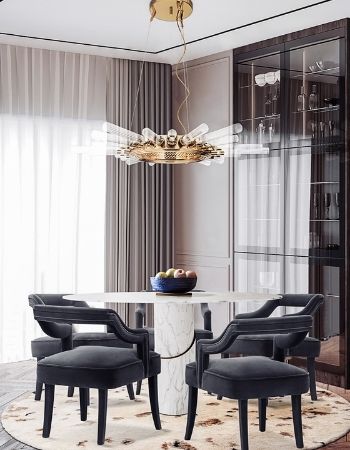  LUXURY MODERN DINING ROOM IN WHITE TONES  Inspirations Caffe Latte Home