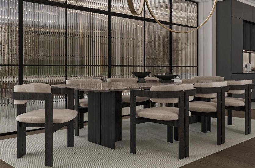 Modern Contemporary Dining Room Design Inspirations Caffe Latte Home