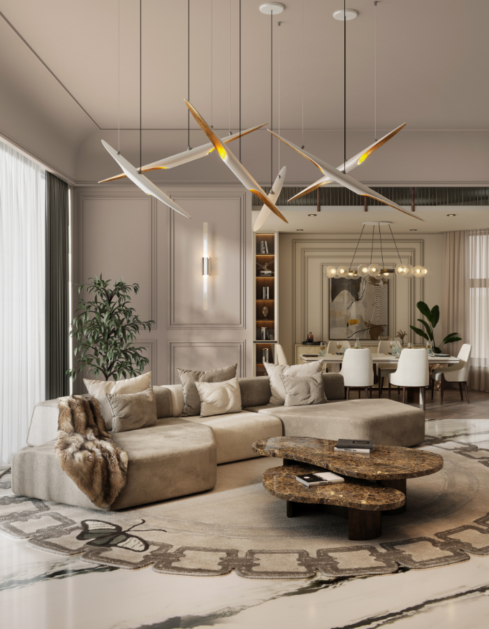  Modern Serenity: Neutral Minimalist Living Room  Inspirations Caffe Latte Home