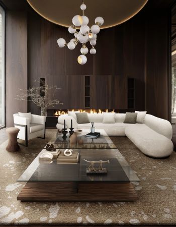  Neutral Comfort: Elevate Your Home with Rich Brown Living Room Accents  Inspirations Caffe Latte Home