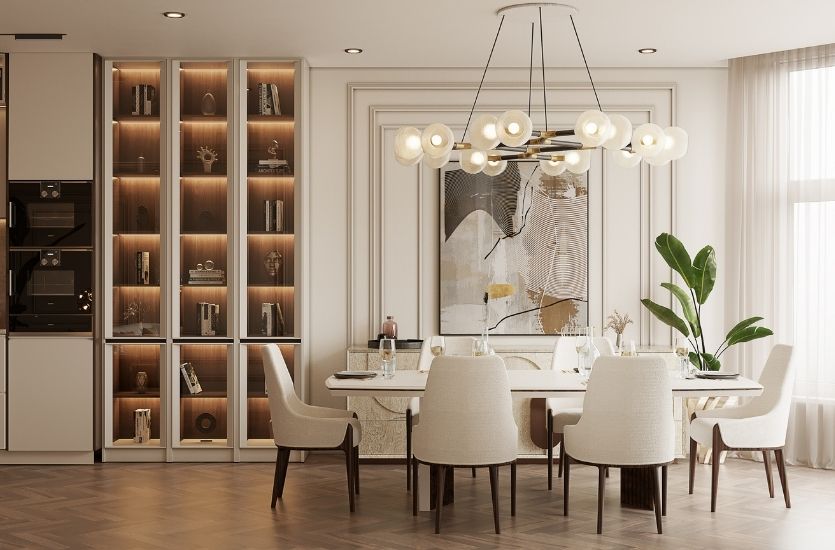 CAFFE LATTE HOME: NEUTRAL DINING ROOM WITH MODERN DESIGN Inspirations Caffe Latte Home