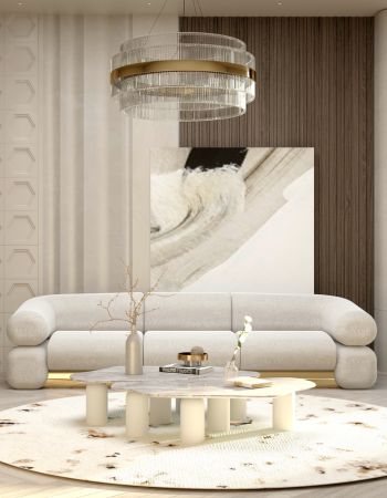  Neutral Living Room by Neslihan Ozkan  Inspirations Caffe Latte Home