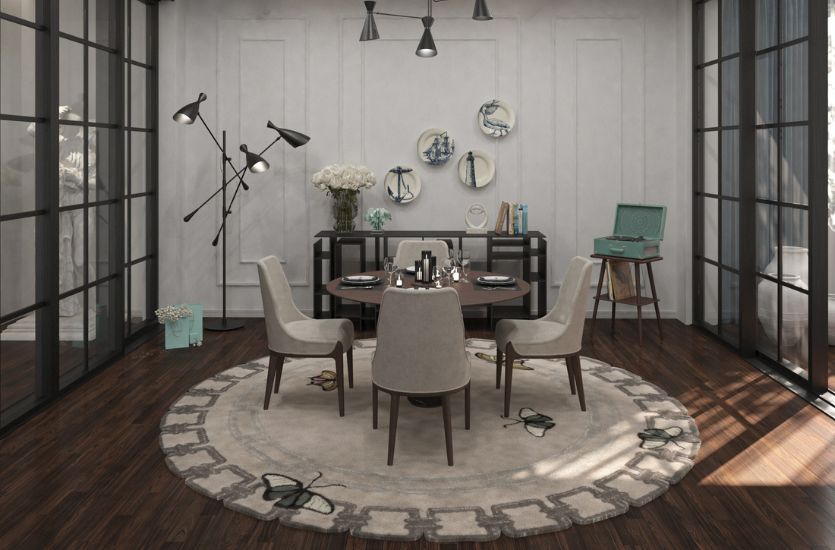 Neutral Modern Dining Room by Sara Rahimian | Modern Furniture by Caffe ...