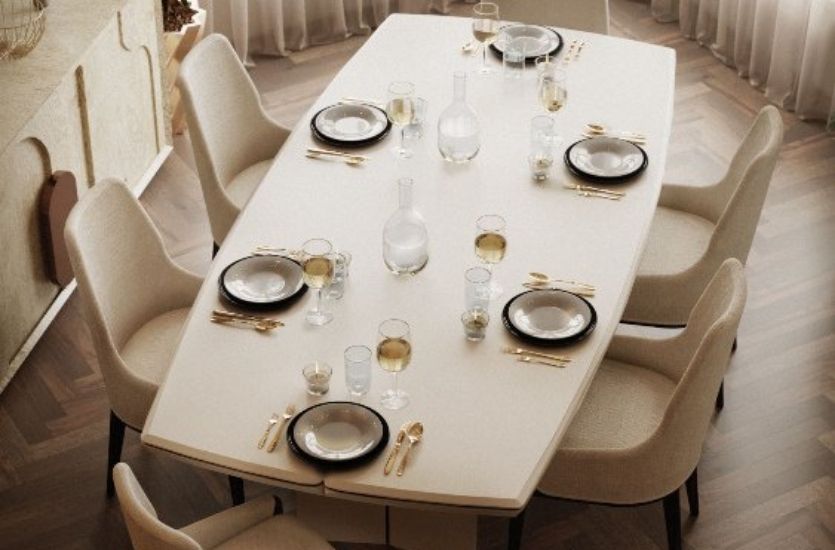 NEUTRAL MODERN DINING ROOM Inspirations Caffe Latte Home