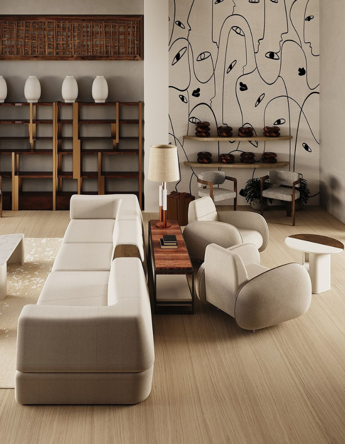  Neutral Modern Living Room by Maggie K  Inspirations Caffe Latte Home