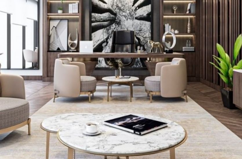 OFFICE PROJECT: LUXURY IN A WORK SPACE Inspirations Caffe Latte Home