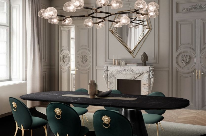 OPULENT DINING ROOM WITH EXTRAORDINARY PIECES Inspirations Caffe Latte Home