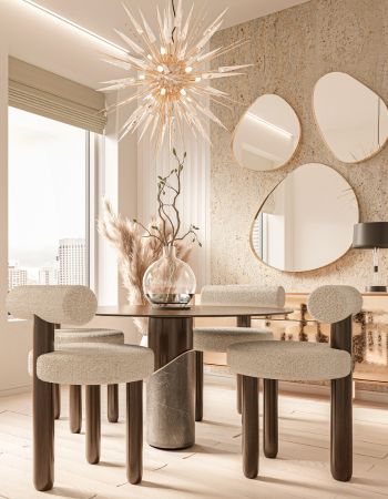  Scandi Modern Dining Room by Albert Keller  Inspirations Caffe Latte Home