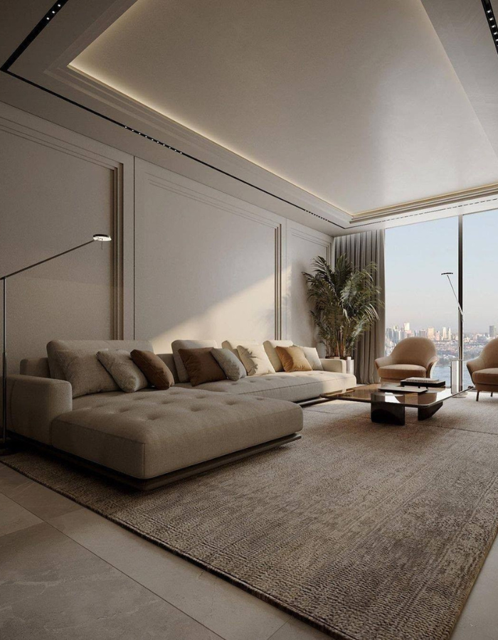  Serene Sophistication: A Masterpiece in Neutral Minimalism by Yodezeen Architects  Inspirations Caffe Latte Home