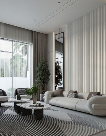  Soothing Art Deco Living Area by Ahmad Albeik  Inspirations Caffe Latte Home