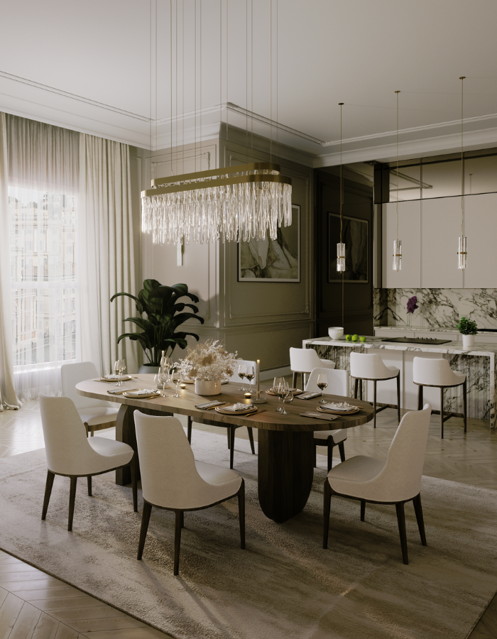  Sophisticated Simplicity: Luxurious Neutral Minimalist Dining Rooms  Inspirations Caffe Latte Home