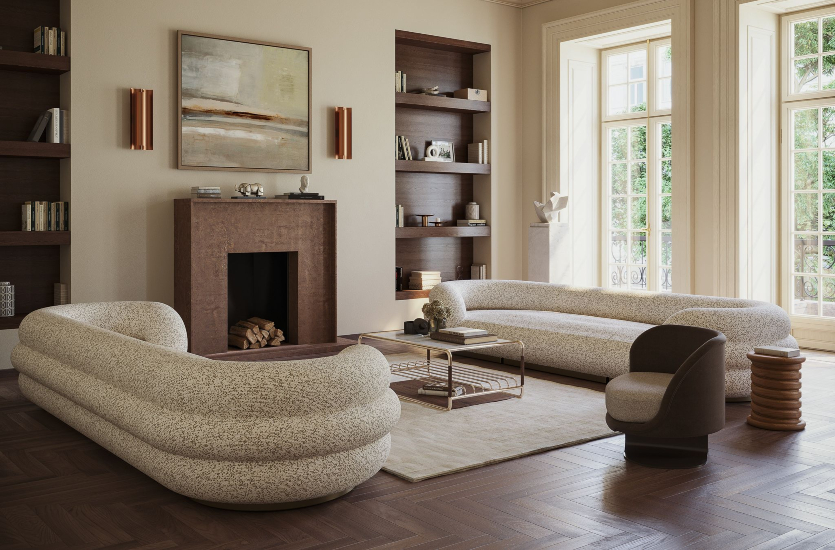 Textures And Layering: A Living Room In Neutral Colors Inspirations Caffe Latte Home