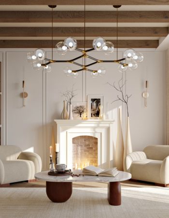  The Allure of a Modern Luxury Living Room With Wood Accents  Inspirations Caffe Latte Home