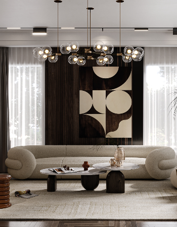  The Elegance of a Contemporary Modern Living Room  Inspirations Caffe Latte Home