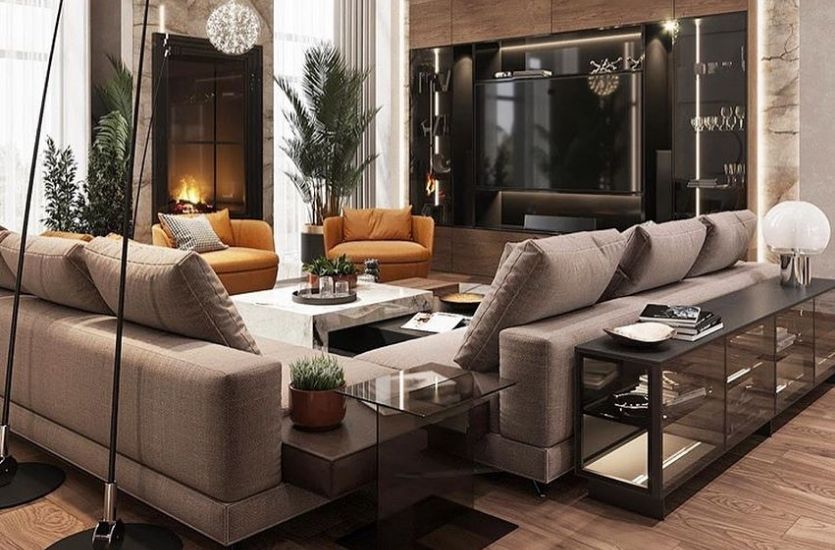 THE LUXURY OF MODERNITY IN TODAY’S LIVING ROOMS Inspirations Caffe Latte Home