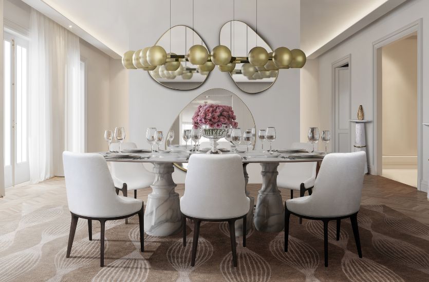 The Magic Of Moka: Creating Harmony in a Neutral Dining Space Inspirations Caffe Latte Home