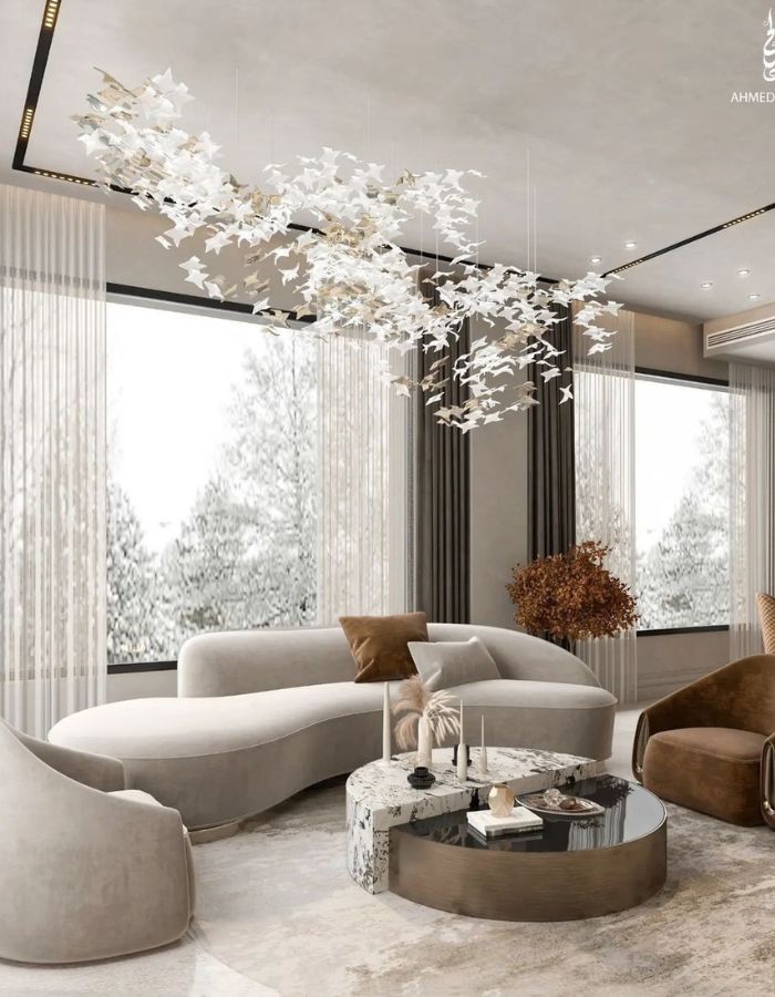  The New Age of Elegance: Modern Living Room by Ahmed Saleh  Inspirations Caffe Latte Home