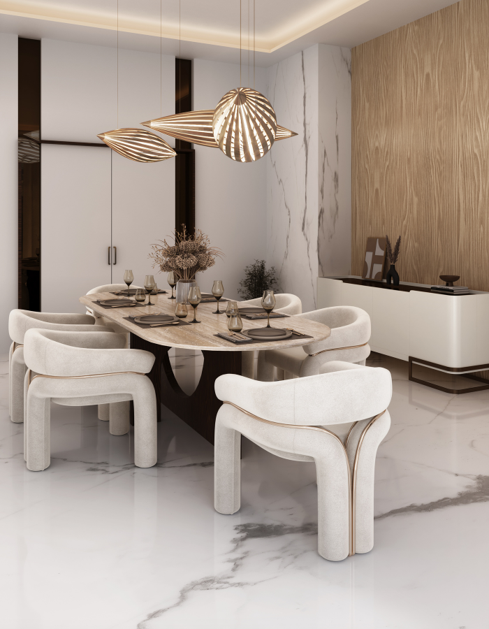  Timeless Elegance in Dining Spaces: Modern Luxury with a Touch of Warmth  Inspirations Caffe Latte Home