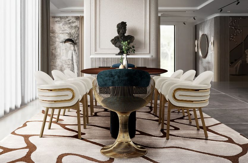 Timeless Luxe: A Journey into Modern Contemporary Dining Room Elegance Inspirations Caffe Latte Home