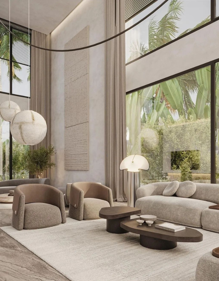  Unconventional Chic: A Modern Neutral Living Room by Lytvynchuk Design  Inspirations Caffe Latte Home